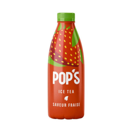 Pops the glace fraise 1l