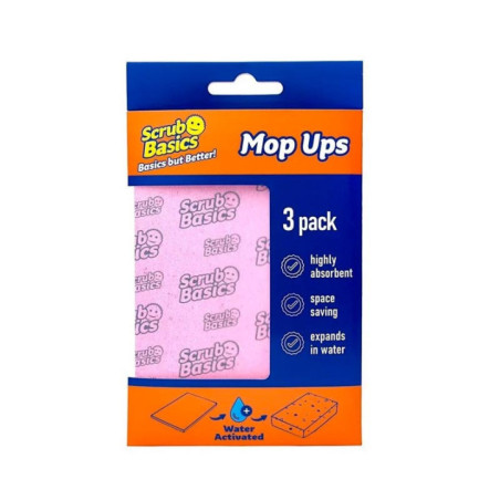 Eponges x3 cellulose compressees