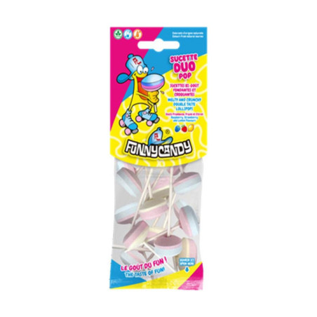 Sucette dextrose duo pop 130g
