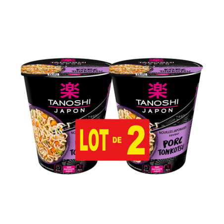Cups 2x65g porc tonkotsu