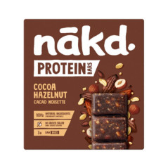 Barres proteinees noisettes 135g