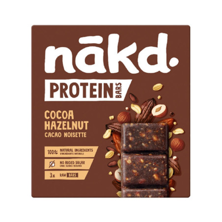 Barres proteinees noisettes 135g