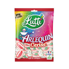 Bonbons arlequin cerise 350g