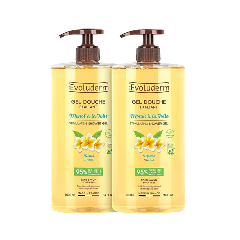 Gel douche x2 monoi a la folie