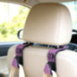 2 crochets auto a strass rose