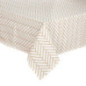 Nappe motif rectangle marron