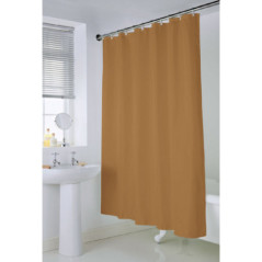 Rideau de douche marron