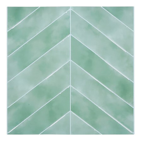 2 stickers 30 x 30 cm vert clair