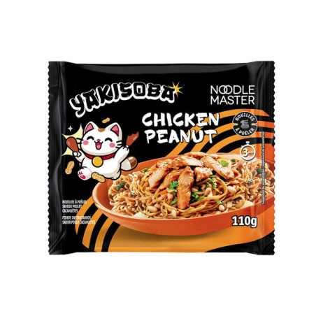 Nouilles yakisoba poulet peanut