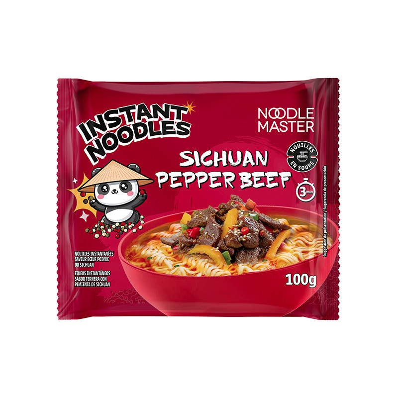 Nouilles boeuf poivre sichuan