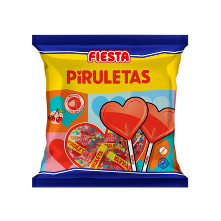 Fiesta sucettes piruletas 195g