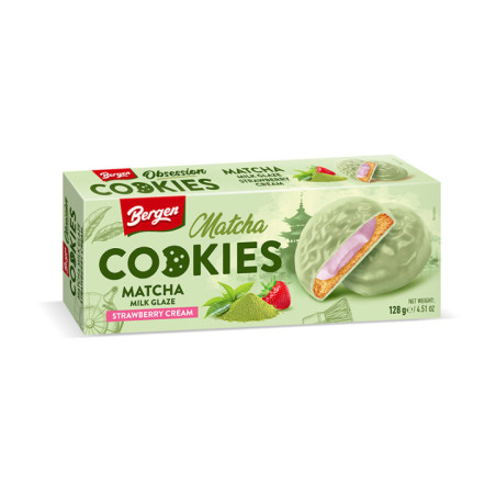 Cookies matcha fraise 128g