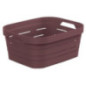 Panier signature s 7l bordeaux