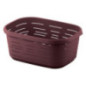 Panier a linge rect 48l bordeaux