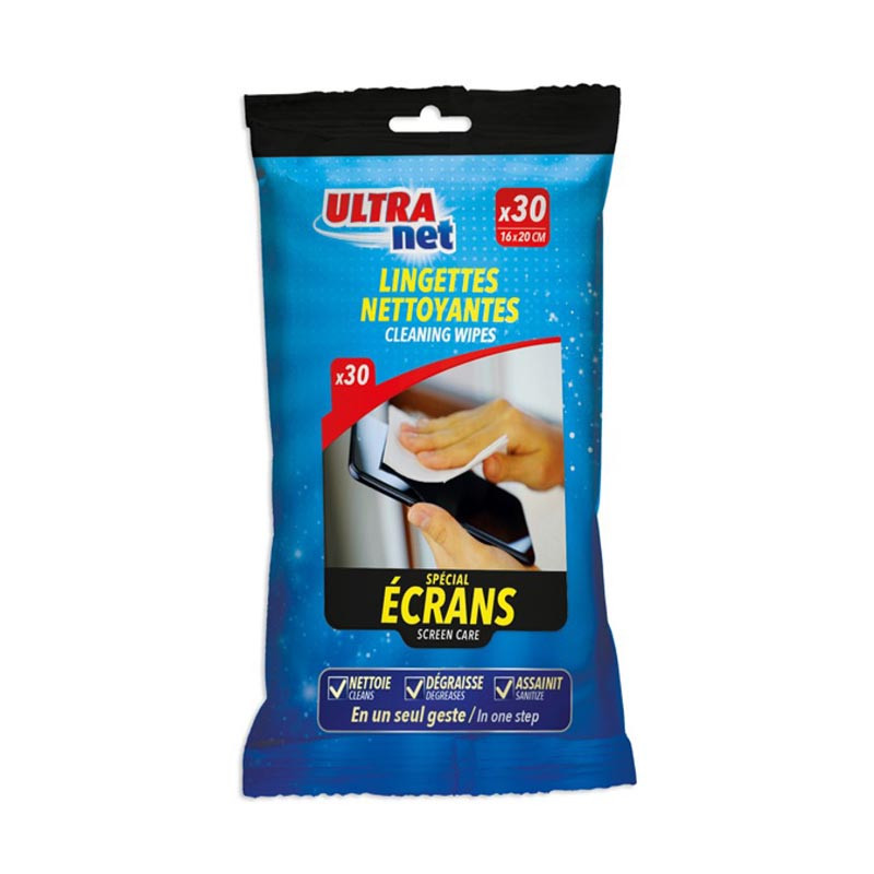 Lingettes x30 ecran / ordinateur