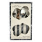 Menagere 16pcs black marble