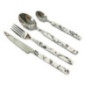 Menagere 16pcs white marble