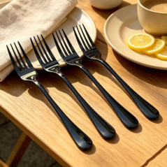 Lot de 4 fourchettes noir