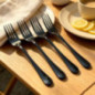 Lot de 4 fourchettes noir