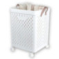 Paniere a linge roulettes 67l