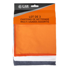 Lot de 3 chiffons de nettoyage