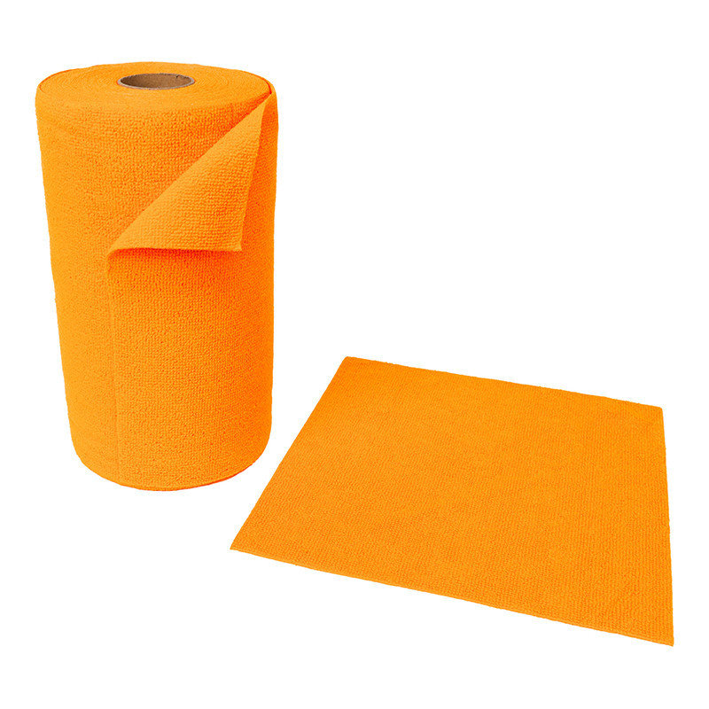 50 chiffons microfibre rouleau