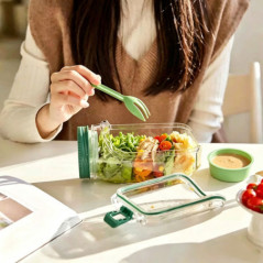 Lunch box pour salade+sauce