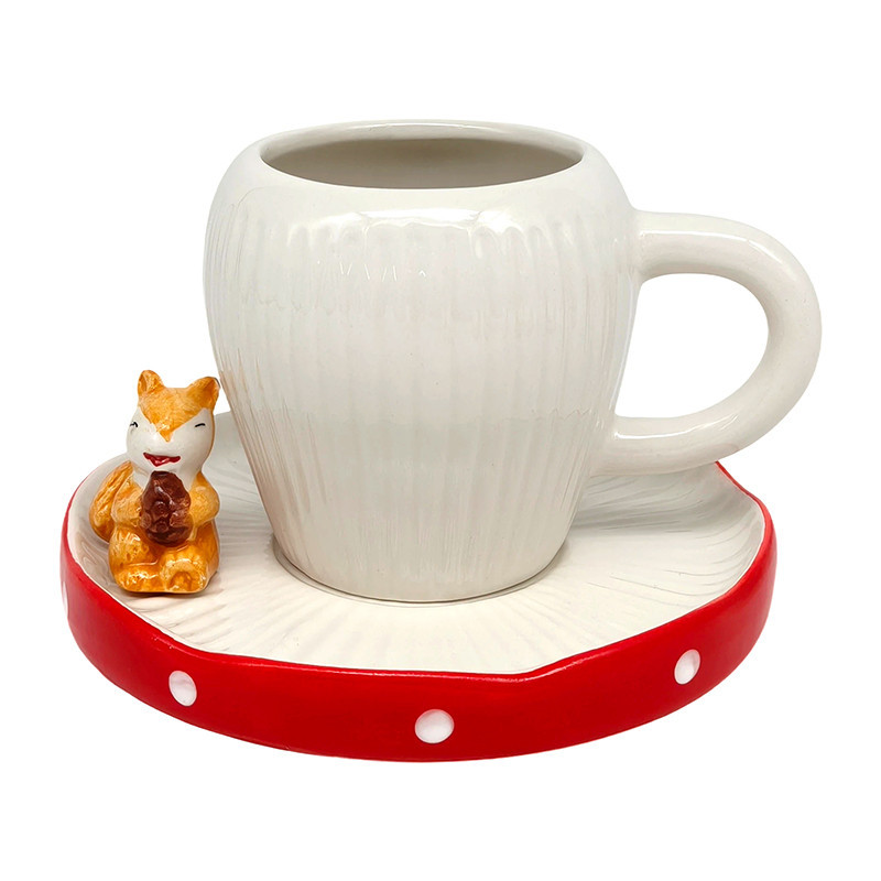 Mug + coupelle champignon