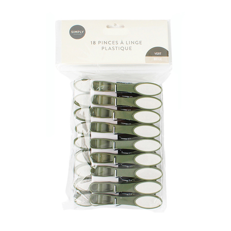 Pinces a linges 18 pcs