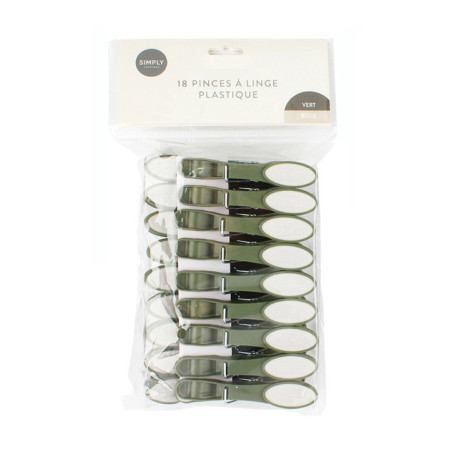 Pinces a linges 18 pcs
