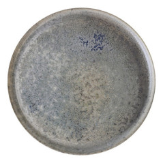 Assiette plate gris bleu