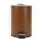 Poubelle sdb 3l marron