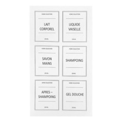 6 etiquettes apothicaire 250ml