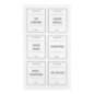6 etiquettes apothicaire 250ml