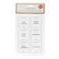 6 etiquettes apothicaire 250ml