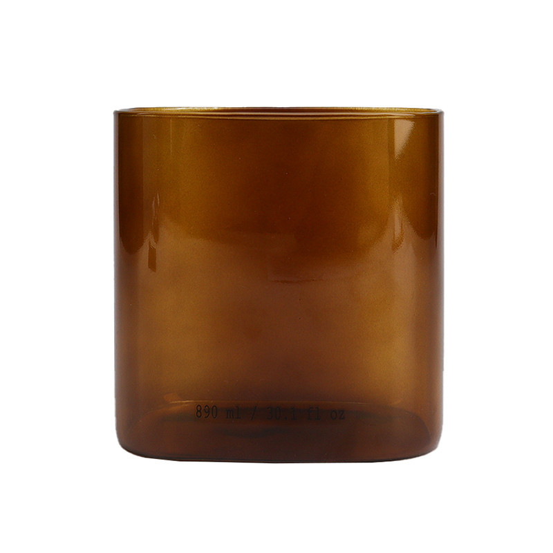 Pot a brosse a dent verre marron