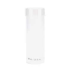 Pot a coton en verre transparent