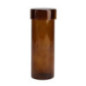 Pot a coton en verre marron