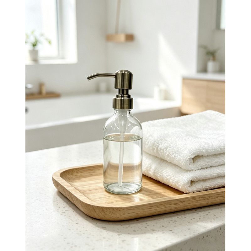 Distributeur de savon transp