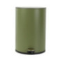 Poubelle sdb 5l vert/dore