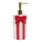 Distributeur savon noeud rouge