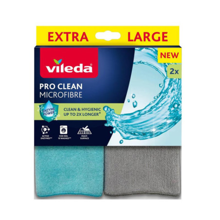Lavettes x2 proclean microfibre