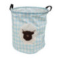 Paniere a linge vache d39xh41cm