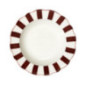 Assiette creuse bordeaux