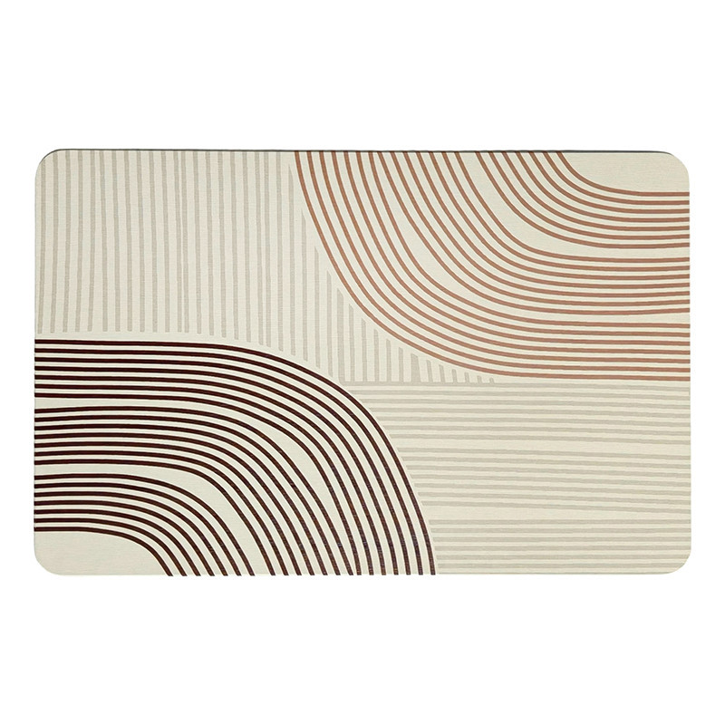 Tapis diatomite 39x60 abstrait