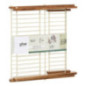 Egouttoir vaisselle metal/acacia