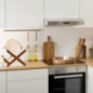 Egouttoir vaisselle metal/acacia