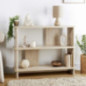 Etagere large effet travertin