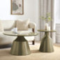 Table d'appoint verte