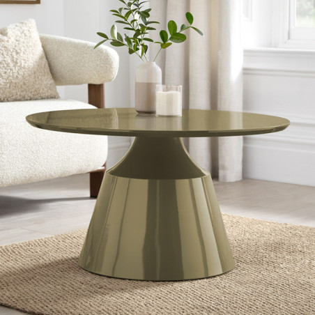 Table basse verte
